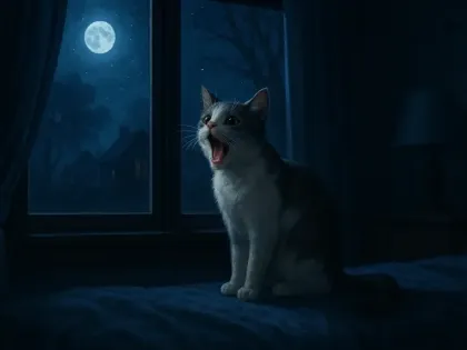 猫咪晚上不睡觉老叫是什么原因？——宠物专家深度解析